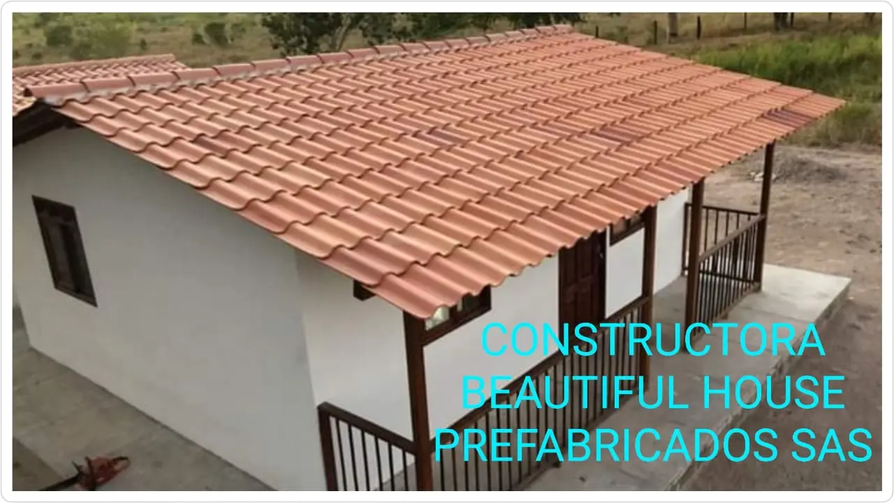 Casa de un piso con vista desde arriba