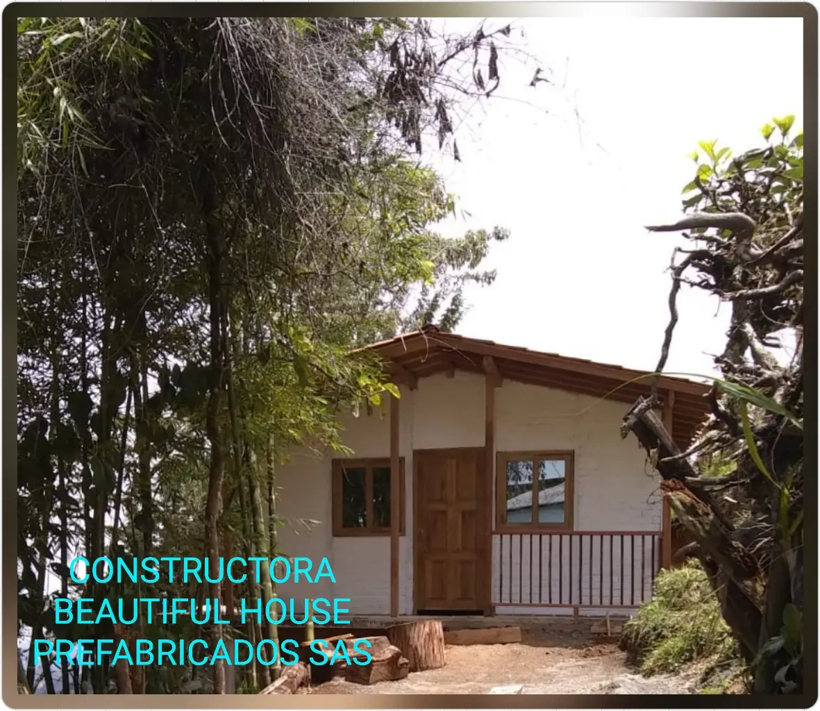 Casa prefabricada en el campo