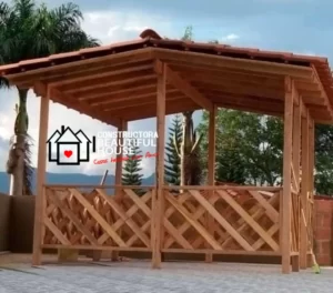 Kiosco en madera